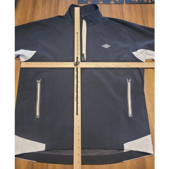 FootJoy DryJoys Tour XP Golf Pullover M Black 1/2 Zip Waterproof – Flaw - Picture 10 of 13